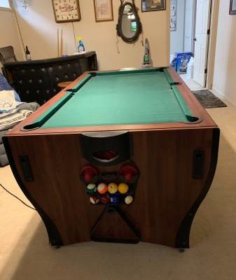 Air Hockey and Pool Table